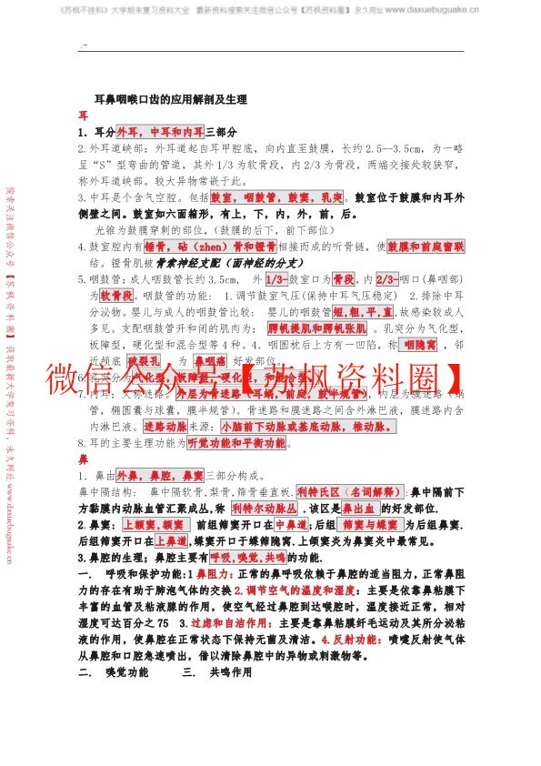 中医耳鼻喉